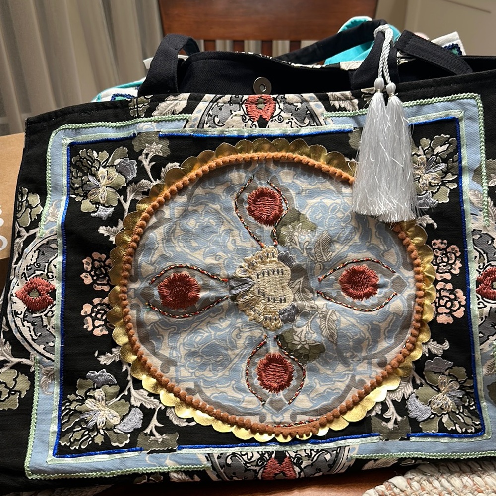 Debbie Katz boho tote bag.